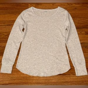 Old Navy heather gray thermal T-shirt size Small